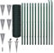 Gitterzaun Zaun Zaunset Gartenzaun Zaunsatz Maschendraht Set Metallzaun 25 x 1,5m