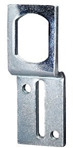 jarolift Getriebelager für Fertigkästen, geeignet für Gurtzuggetriebe, 28 mm Ausladung, aus verzinktem Stahl, 143 x 50 x 28 mm (L x B x T)