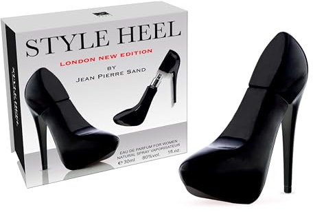 Jean-Pierre Sand Style Heel London - Eau de Parfum, 30ml - Parfum für Frauen im Sammlerflakon, ideal als Geschenk - Damenparfum im High Heel-Flakon