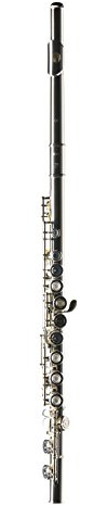 Yamaha YFL-272 Silber Flöte E-Dur mit extrudierten Kamine und Kanten