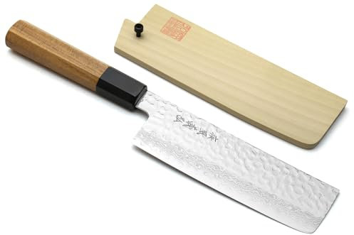 Yoshihiro NSW martelé Usuba couteau de Damas, 16 cm