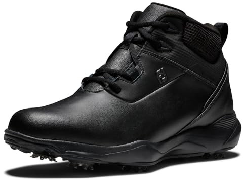 FootJoy Men's Stormwalker Golf Shoe, Black, 12 UK