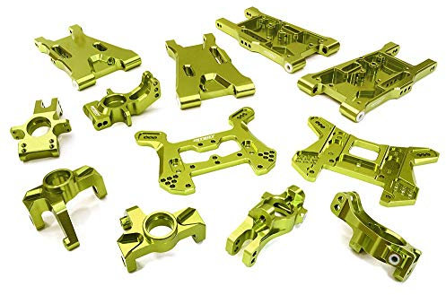 Integy RC Model Premium CNC-Machined Aluminum Suspension Kit Designed for HPI 1/8 Apache C1 Flux