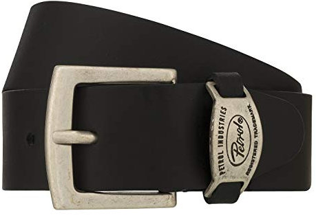 PETROL Industries Ledergürtel Leder Gürtel schwarz PE16 40448 black Länge 85