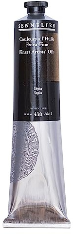 Sennelier Artists Color Peinture à l'huile Sépia S1 2 ml