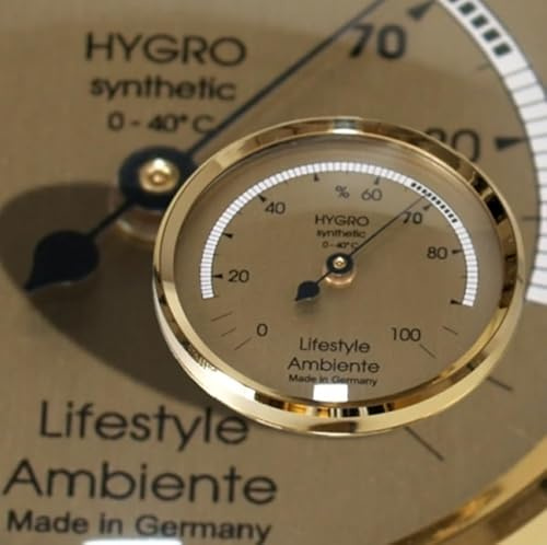 Lifestyle-Ambiente Profi Haarhygrometer Gold Klein