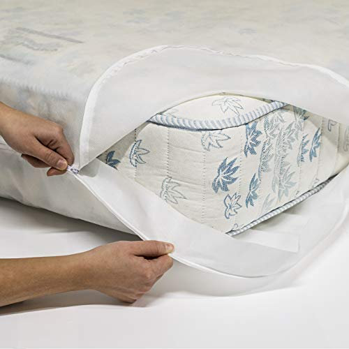 Allergosystem Set Coprimaterasso Antiacaro Singolo con Cerniera 70x140cm e Copriscuscino Culla/Lettino 40x60cm - Dispositivo Medico Antiacaro e Anallergico MADE IN ITALY - Linea Nuvola