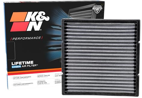K & N vf2002 Filtro de Aire del Habitáculo Coche | Compatible con Lexus 2000-2017, MITSUBISHI, SUBARU, Toyota, RX200T, Galant/FJ Cruiser (ver descripciones del producto para