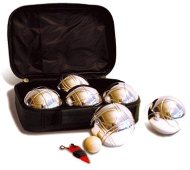 Happy People - Boulekugeln in Nylontasche, (ca. 73 mm Umfang)