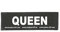 Julius-K9 162LR-G-33769 Klettaufschrift, QUEEN, schwarz