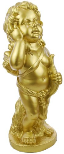 Frankenland Design Putte Amor, goldfarbig, ca. 50 cm hoch