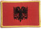 Everflag Patch zum Aufbügeln oder Aufnähen : Albanien - klein