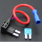 Flachsicherungsadapter mit Abgriff, 1 Stück, inkl. Micro2-Flachsicherung, Add-A-Circuit, ATR