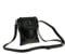 FakeFace Damen PU Leder Schultertasche Umhängetasche Clutch Handtasche Henkeltasche mit Totenkopf Handytasche Handbag Crossbody Bag Geschenk für Damen Mädchen (Schwarz)