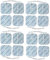 Tens-Elektrodenpads, 5 x 5 Selbstklebende Elektroden (16 Stück), kompatibel mit Tenscare-, Neurotrac-, Auvon- und Elle Tens-Geräten