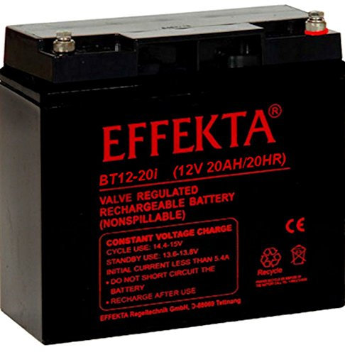 Effekta AGM Akku Batterie Typ BT12-20i 12V 20Ah Innengewindel M5