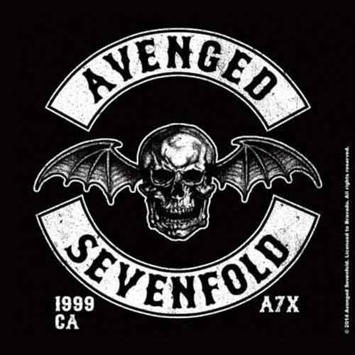 Avenged Sevenfold Deathbat Crest Cork Untersetzer One Size
