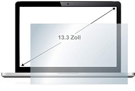 BROTECT 13.3 Schutzfolie für Notebooks mit 13,3 Zoll (33.8 cm) [294 x 165.5 mm, 16:9] - Klare Displayschutz-Folie Made in Germany