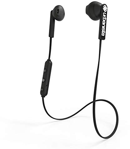 Urbanista Auricolari Bluetooth magnetici Berlin [LIBERTÀ WIRELESS], fino a 4 ore di riproduzione, gestione delle chiamate con microfono - Dark Clown