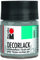 Marabu 11300005782 - Decorlack Acryl Metallic-Silber 782, 50 ml, hochglänzender Acryllack auf Wasserbasis, wetterfest, speichelfest, zum Malen, Schablonieren und für Serviettentechnik