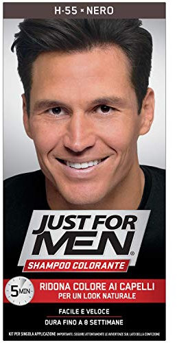 Just for men Shampoo Colorante, H55 – Nero