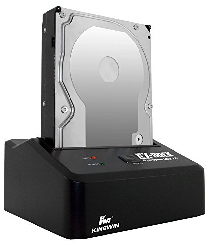 Kingwin USB 3.0 to SATA EZ-Dock 2.5/3.5 SuperSpeed SSD & HDD Dock 6TB 5Gbps (Certified Refurbished)