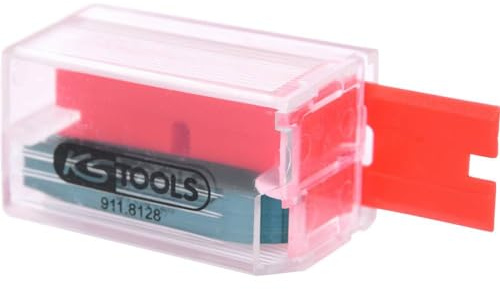 KS Tools 911.8128 Ersatz-Kunststoff-Schaberklingen, 10er Pack, One Size