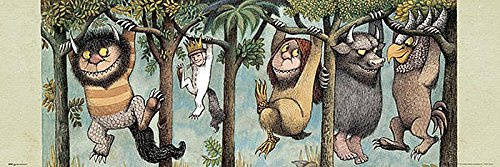 Close Up Where The Wild Things Are Poster (91,5cm x 30,5cm) + weiÃŸe Geschenkverpackung. Verschenkfertig!