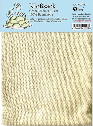 1 Stück Kloßsack - Kloßbeutel 100% Baumwolle, Kloß Kloßmasse Sack Beutel, sl, 2057
