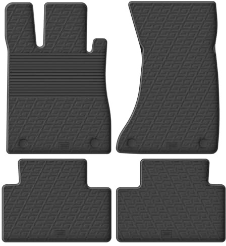 Gledring Satz Gummimatten kompatibel mit Mercedes S-Klasse W220 1998-2005 (G Profil 4-teilig)