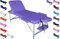 Polironeshop Europa – Massageliege aus Aluminium, Verstellbare Massagebank und Tattooliege, Ergonomisch und Stabil für professionellen Einsatz (Lila)