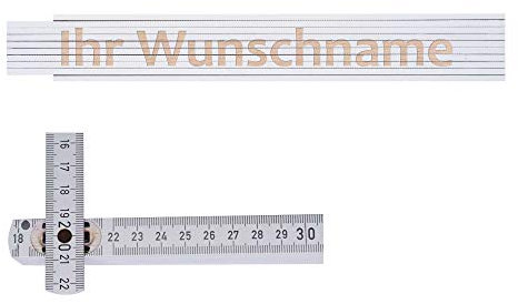 Zollstock mit Namen - Dein Wunschname