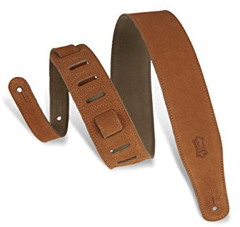 Levy's MS26‐CPR Gitarrengurt (Veloursleder, ca. 6,4 cm breit) kupferfarben
