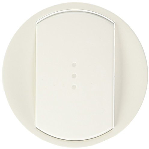 Legrand 068003 Enjoliveur Large Céliane pour Toutes Commandes d'Éclairage Standard, Blanc