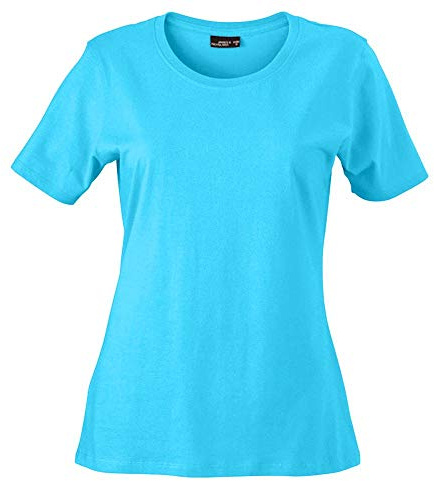 James & Nicholson - Ladies Basic T- Shirt / turquoise, M