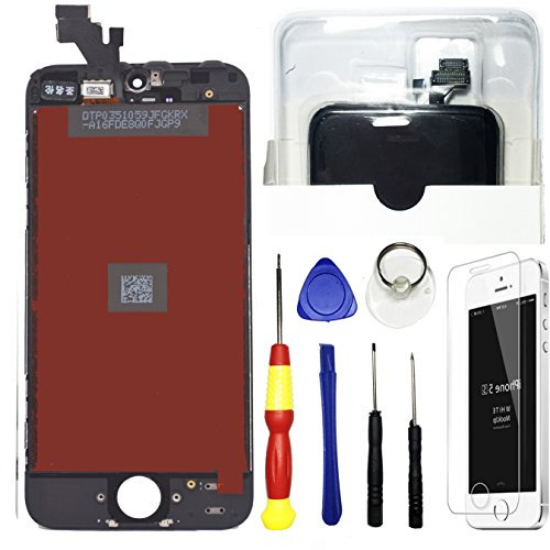 Generic LCD Replacement Part With Touch Digitizer Assembly For Apple Iphone 5 5c 5s screen (iphone 5 screen, black)