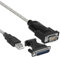 Delock Adapter USB 2.0 Typ-A > 1 x Seriell DB9 RS-232 + Adapter DB25 7100077 Schwarz
