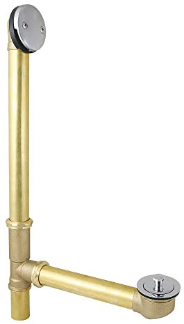 Kingston DLL3161 Lift & Lock Tub Waste & Overflow, Polished Chrome
