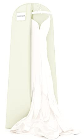 Wasserabweisender Kleidersack für Hochzeitskleider - Elfenbein - 183 cm - Hangerworld