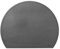 Durable Schreibunterlage halbrund (650 x 520 mm) schwarz, 729501