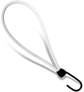 jarolift Tendeur extansible avec Crochet en Spirale 25 cm, Blanc
