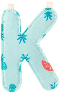 LILLIPUTIENS 86721 Party Batman Buchstabe K (6 Stück), Blau, Einheitsgröße