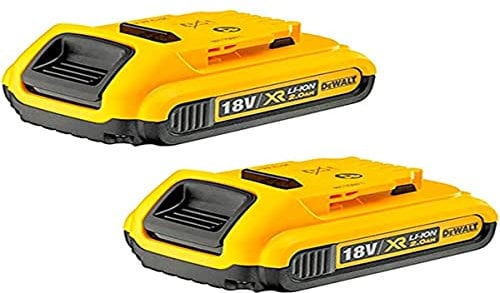Dewalt DCB183 Lot de 2 batteries XR 18 V 2,0 Ah pour DCD785, DCD985, DCF885, Dcs391, Dcs331