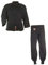 Ju-Sports Kung Fu Anzug Schwarz, Cotton 160 I Solider Kampfanzug im klassischen Schnitt I Mit Kordelknöpfen & Bündchenhose mit Elasikbund I 100% Baumwolle