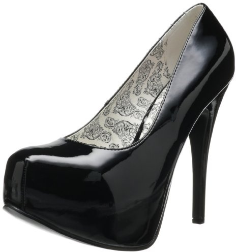 Pleaser Pleaser TEEZE-06 Damen Pumps, Damen Pumps, Schwarz (Black), 42 EU (9 UK)