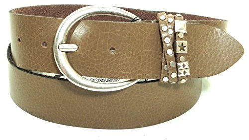Bernd Götz Damengürtel Napperleder Braun 402198-0081 Jeansgürtel Damen Jeans Ledergürtel Echt Leder Echtleder Gürtel 85 cm