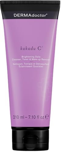 DERMAdoctor Kakadu C Brightening Daily Cleanser, Toner & Make-up Remover, 7.1-oz.