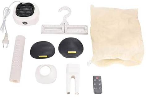 Mini sèche-linge portable électrique à séchage rapide avec minuterie à affichage numérique, sèche-linge pliable pour sous-vêtements, chaussettes, chaussures, literie, matériau ABS