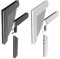 Windhager Insektenschutz Z8 Aluminium-Eckverbinderset für Spannrahmen Fenster und Türen, silber, 0,68 x 6 x 6 cm