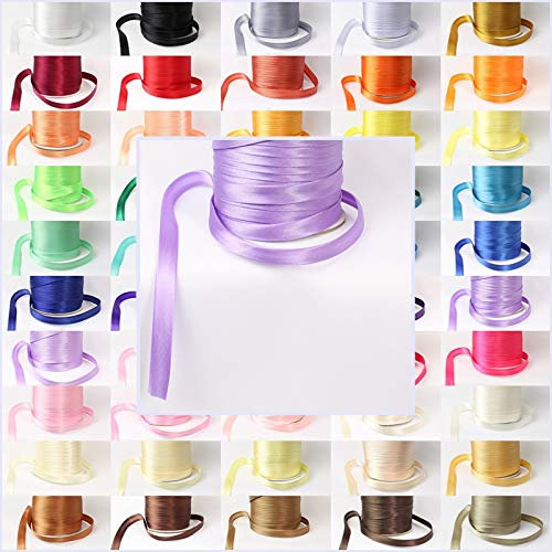 eventkauf Schrägband Rolle Satin 132m x 15mm (Flieder, #140)